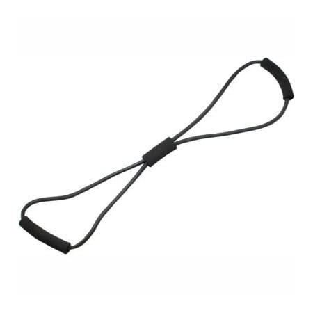 Fabrication Enterprises CanDo BowTie Tubing Exerciser, Black, 30" 1349846